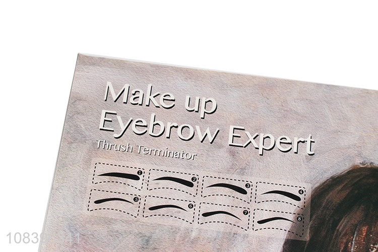 Popular products eyebrow shaper adhesive sticker eyebrow stencil