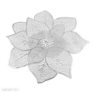 Good quality flower shape dining table mat centerpiece <em>placemat</em>