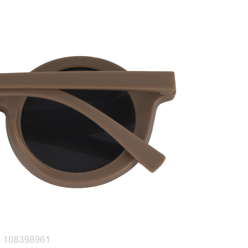 Online wholesale retro round polarized sunglasses for kids toddlers