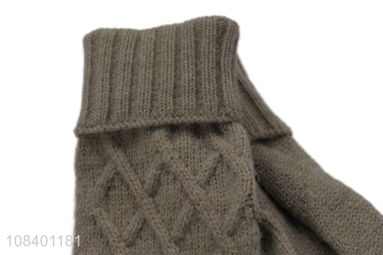 Online wholesale fashion women ladies winter warm gloves