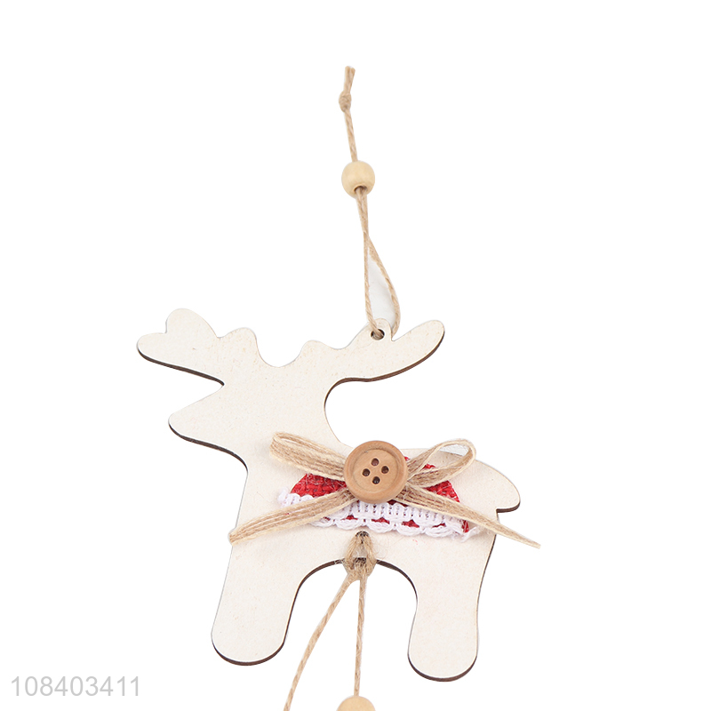 China products wooden christmas decoration hanging ornaments