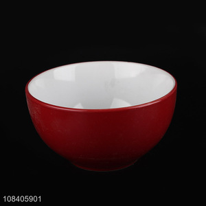 Hot products red round ceramic tableware bowl for sale