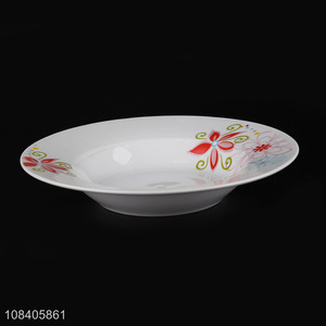 Yiwu market ceramic durable tableware plate with top quality