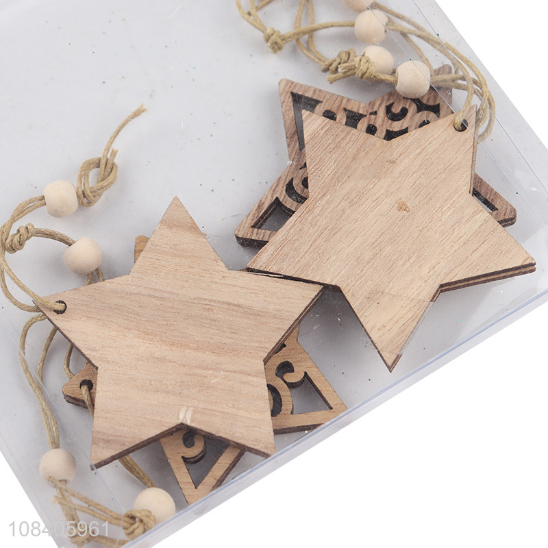 Latest products star shape christmas hanging ornaments for sale