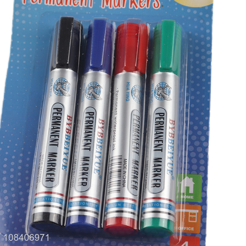 China products 4pieces permanent markers with top quality