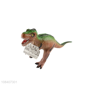 Popular product animal toy simulation dinosaur model toy with sound, light