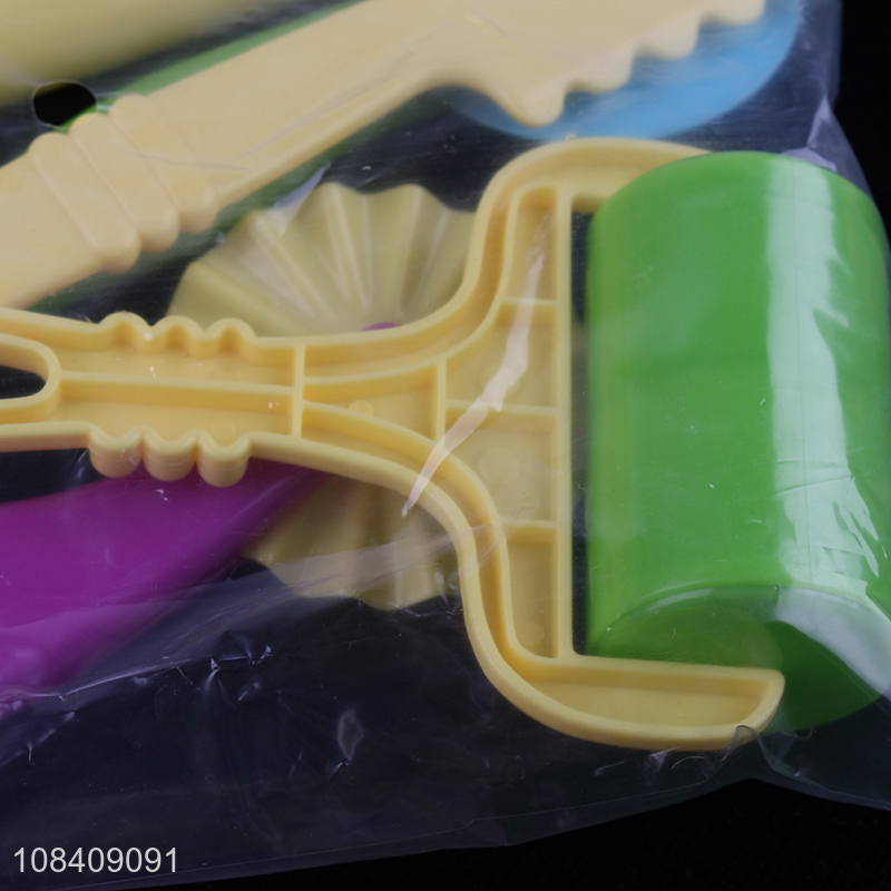 Popular products plastic 6pieces plasticine tools set