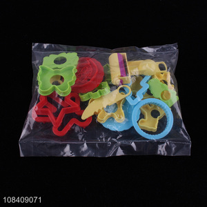Yiwu market plastic 18pieces play dough tools set for sale