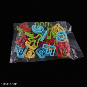 Factory direct sale multicolor letter shape play dough tools set