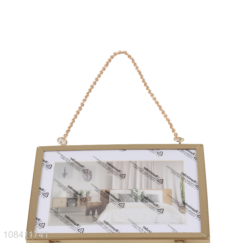 New arrival metal photo frame wall hanging picture frame set