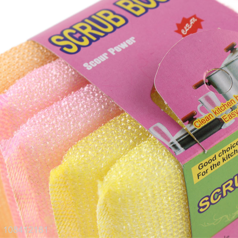 China supplier home kitchen pot brush cleaning sponge