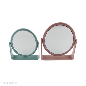 Hot products multicolor plastic standing makeup mirror