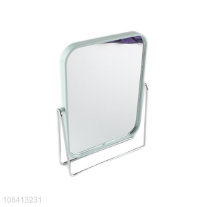 Factory price standing rectangular girls makeup mirror for sale