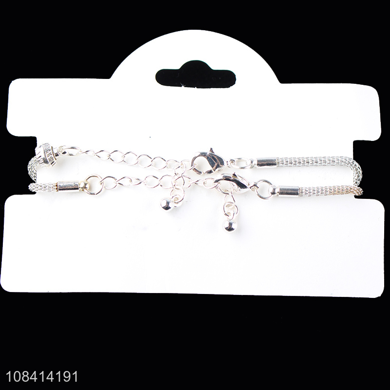 High Quality Alloy Beaded Bracelet Fashion Bracelet for Girls
