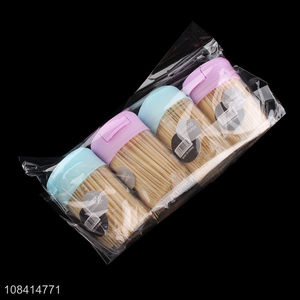 China supplier disposable bamboo toothpicks appetizer cocktail party toothpicks