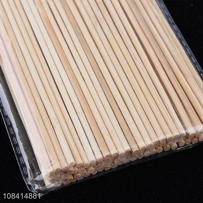 Wholesale 50 pieces disposable bamboo barbecue skewers bamboo bbq sticks