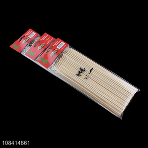 Factory direct sale 50 pieces food grade bamboo barbecue skewers bbq sticks