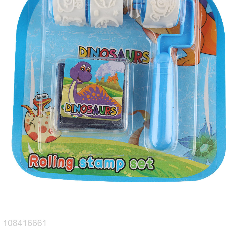 China wholesale cartoon roller stamper kids toys