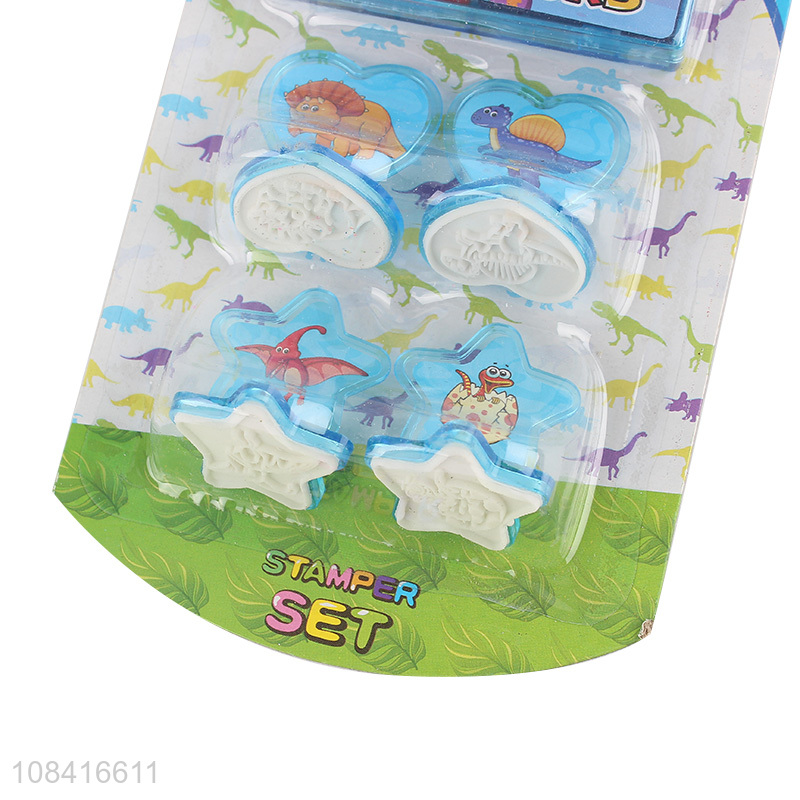 New products cartoon stamper children toy stamper set