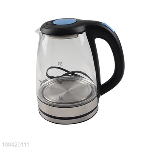 Factory price transparent safety electric glass kettle