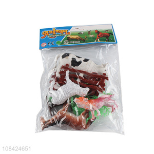 Hot products creative farm animals toys set for sale