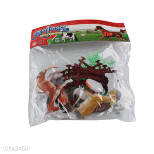 Yiwu direct sale mixed pasture animal toys model set