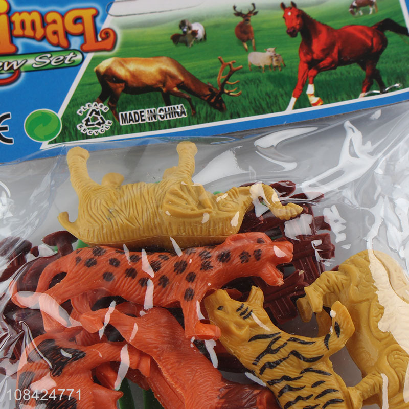 China wholesale simulated wild animal model toys set