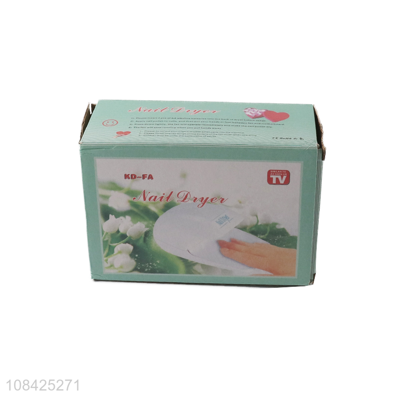 Yiwu market plastic phototherapy nail dryer wholesale