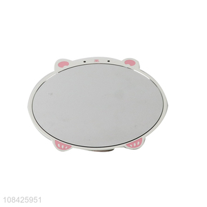 Latest products cartoon round makeup mirror stand mirror