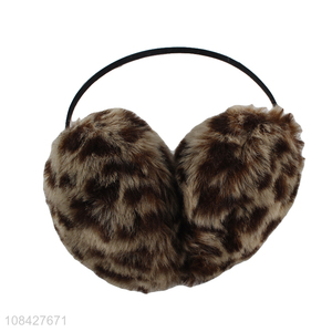 Wholesale price fashionable leopard-print thermal earmuffs
