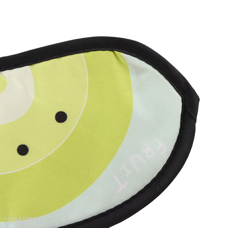Yiwu wholesale cartoon printed eye mask home sleep eye mask