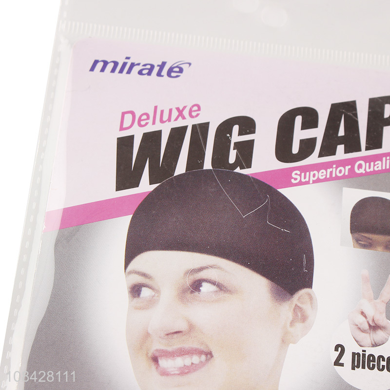 Hot sale 2pcs ladies wigs cap disposable hair cap