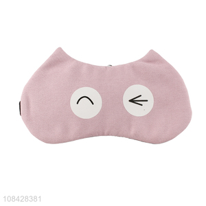 Yiwu direct sale cute cat ear cartoon printed eye mask