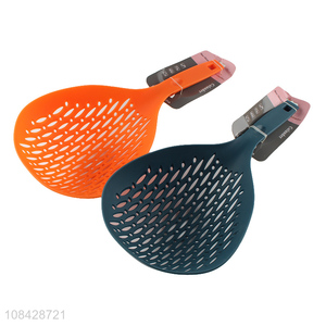 Good quality multi-function plastic slotted spoon colander strainer