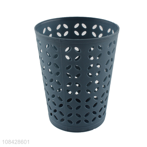 New arrival hollowed-out plastic waste bin plastic garbage can