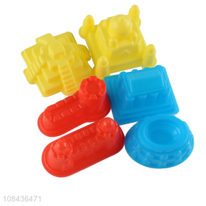 Wholesale castle shaped modeling clay molds set DIY colored clay moulds kit