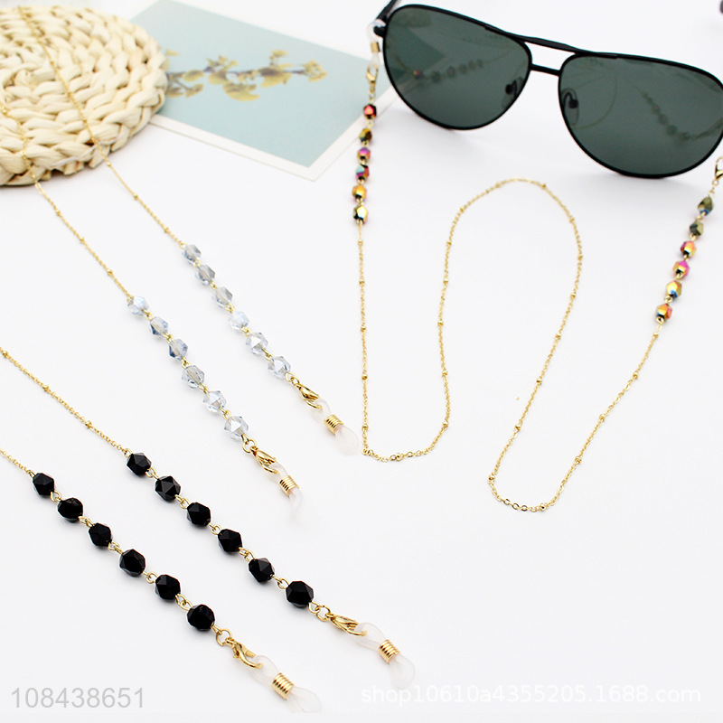 Factory price fashion bead chain glasses chain