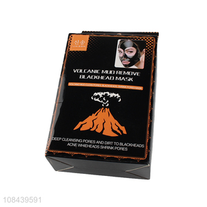 Hot selling volcanic mud remove blackhead mask for ladies