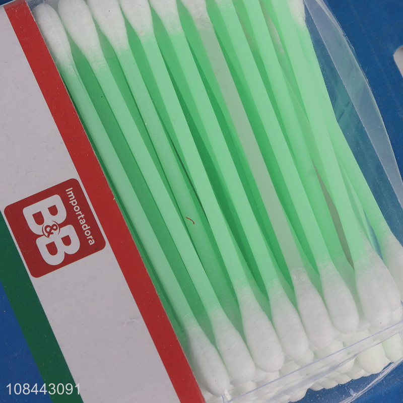Hot selling 525pcs double-ended cotton swabs for cosmetic purpose
