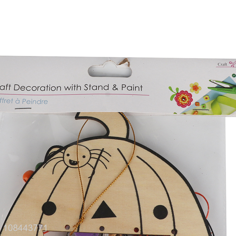Good quality DIY pumpkin sign halloween craft decoration