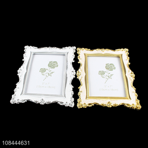 Yiwu market multicolor plating family photo frame for tabletop