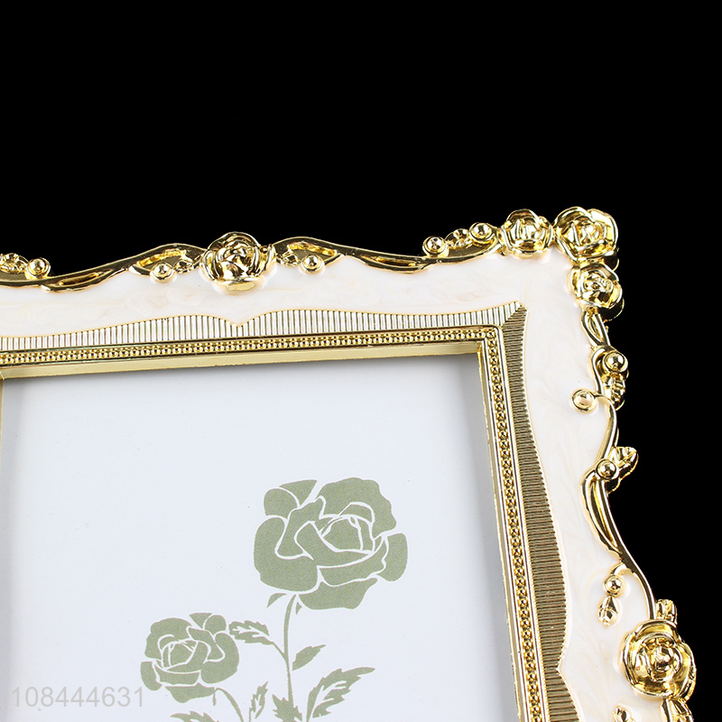 Yiwu market multicolor plating family photo frame for tabletop