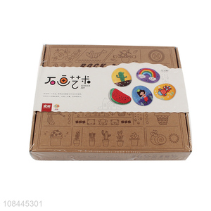 Wholesale rock painting kit DIY art and crafts for kids girls boys