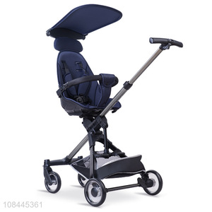 China supplier folding four wheel baby stroller
