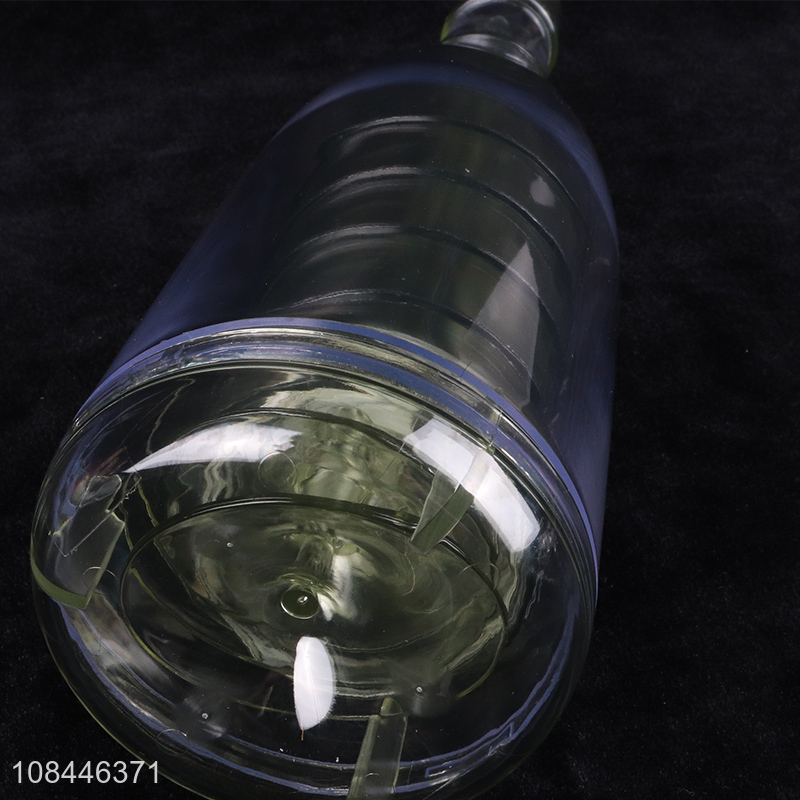 Wholesale 5pcs plastic champagne cup set portable reusable assembled wine glass set