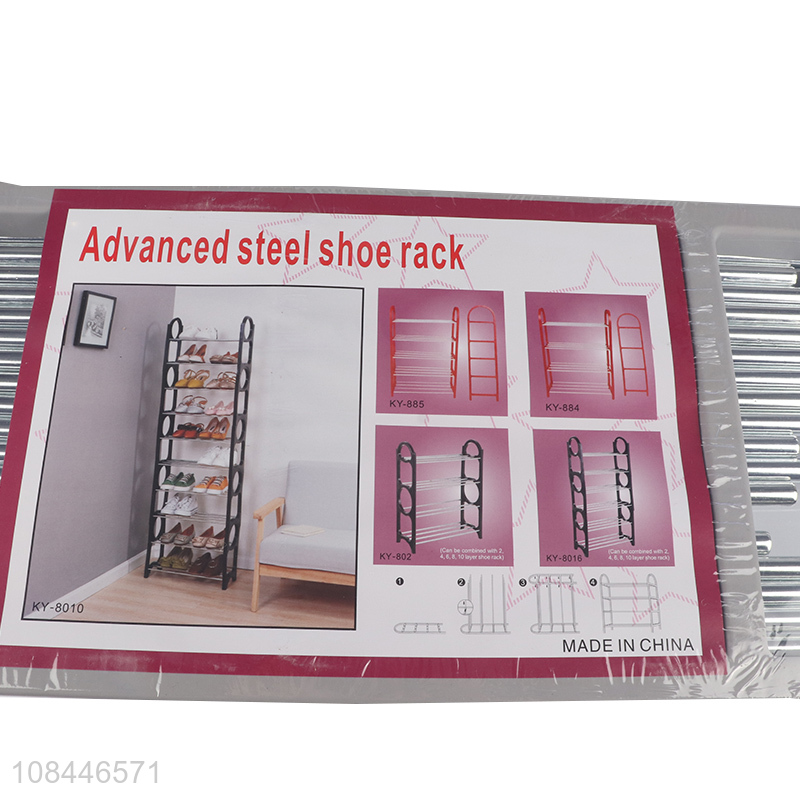 China wholesale advanced steel shoe rack shoe storage shelf