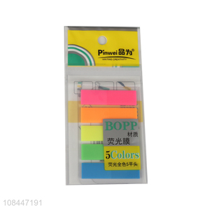 Hot selling 100 sheets fluorescent post-it notes sticky notes