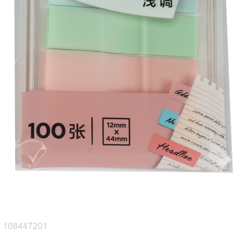 Wholesale 100 sheets sticky index tabs page marker mini sticky notes