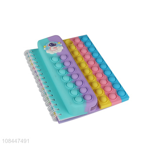 Wholesale pop push it notebook fidget toy stress relief toy