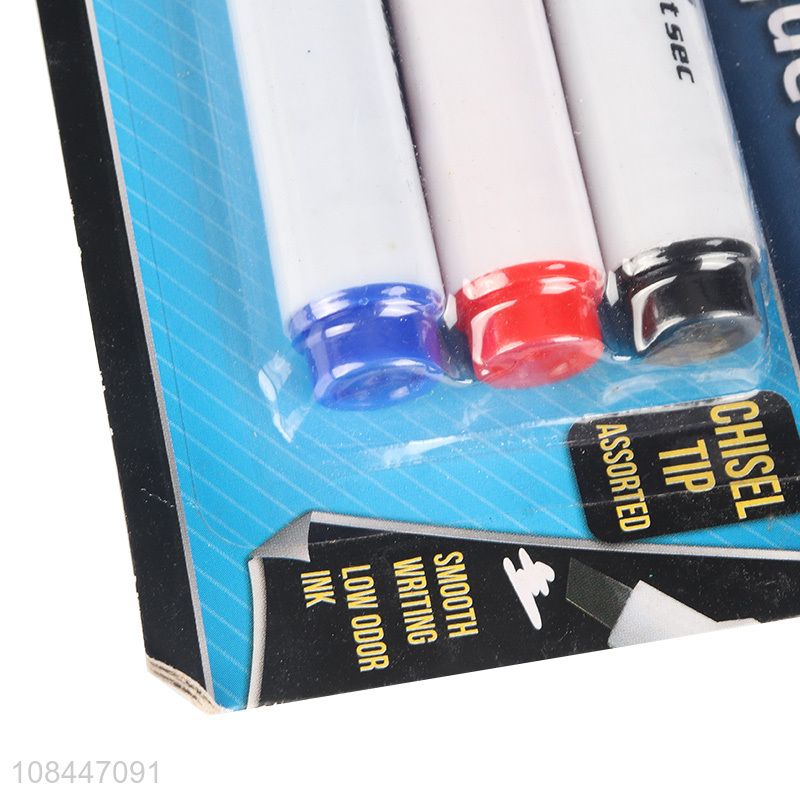 Wholesale chisel tip dry ease markers smooth writing marking pens
